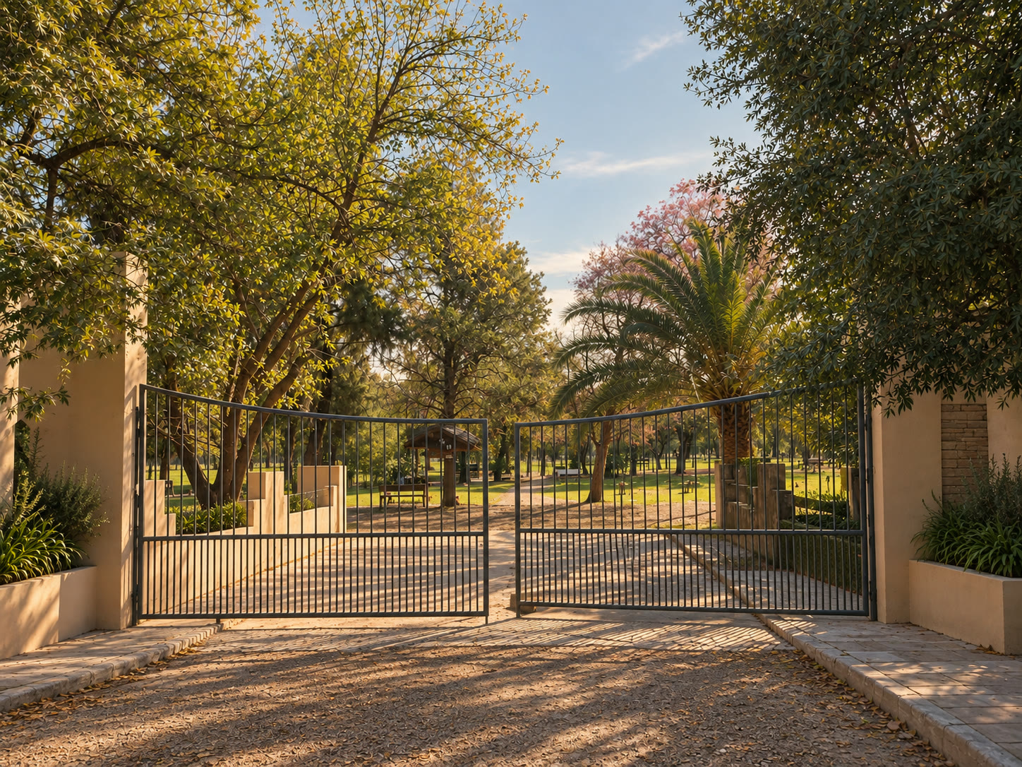 Ingreso principal del parque